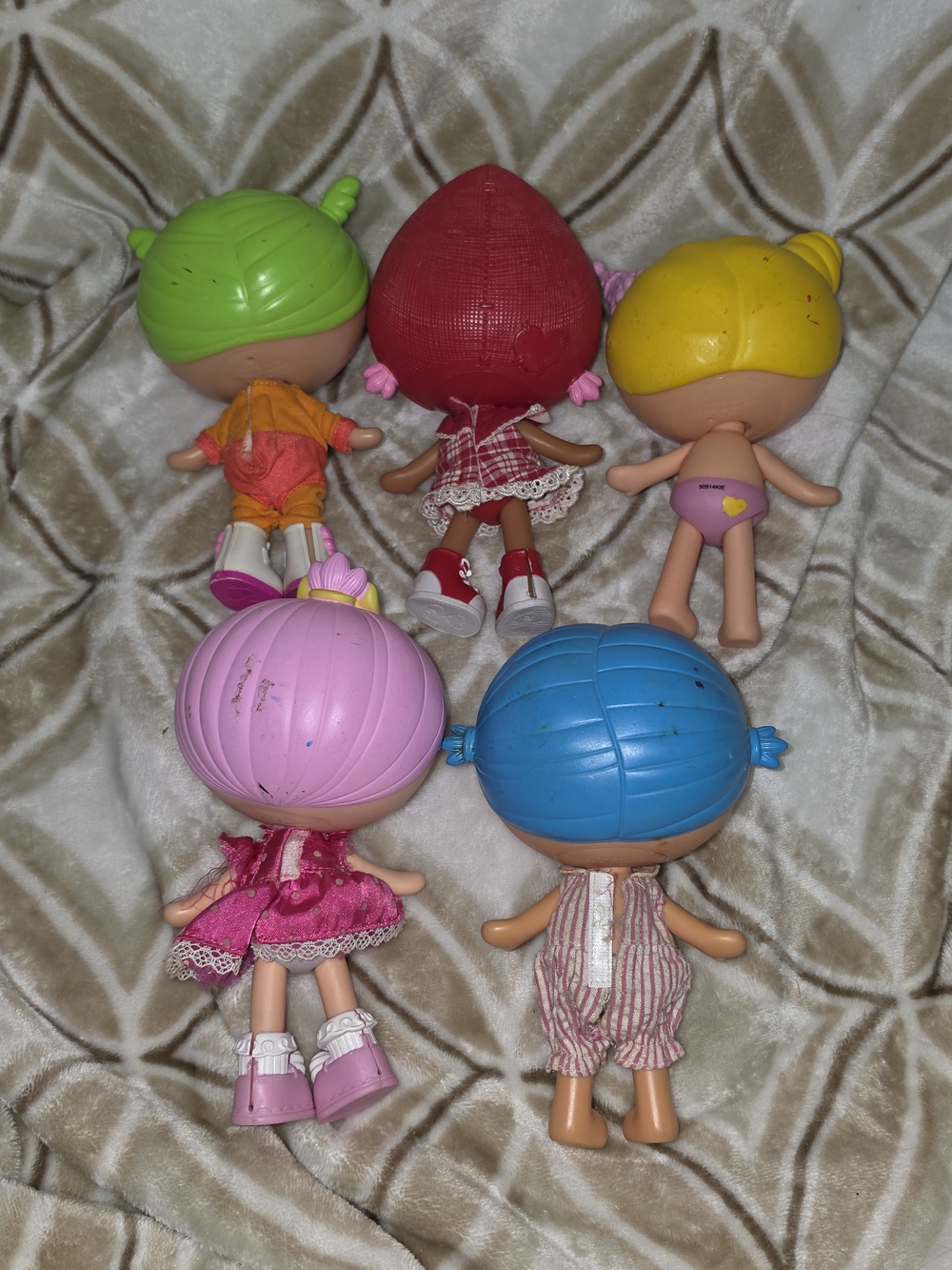 Lalaloopsy Mini Doll Lot of 5 MGA Mixed Characters Clothes Shoes TLC - Picture 5 of 5